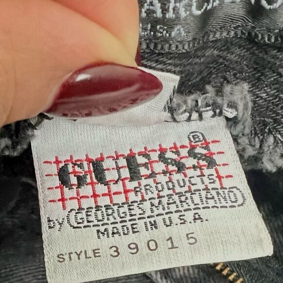 Vintage Guess by Marciano High Rise Cropped with Zipper at Ankle - Picture 6 of 10